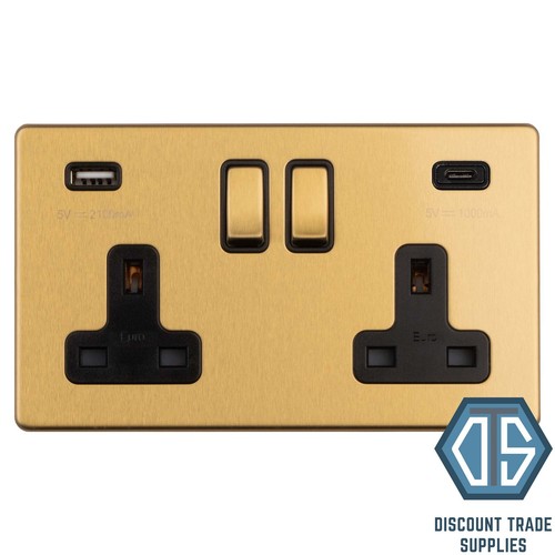 Antique gold screwless - gold,