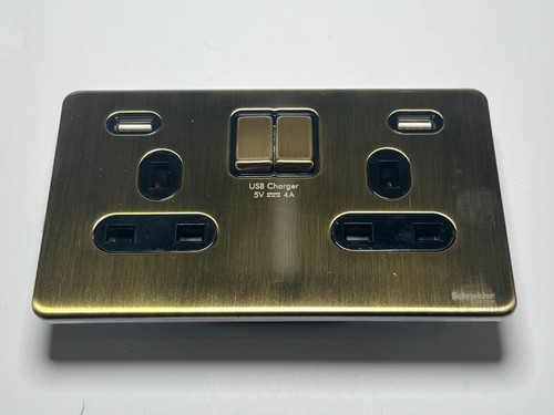 Schneider antique brass gang - schneider,