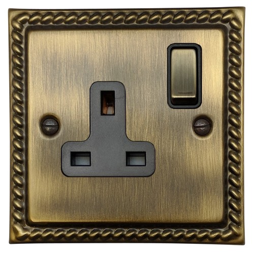Roped antique brass mab3 - roped,