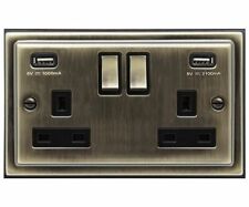 Double Wall Plug Socket 2 Gang