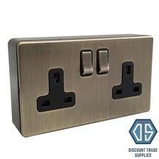 Antique Brass Screwless