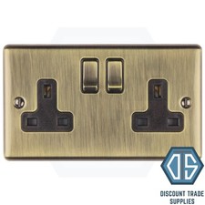 Antique Brass Screwed Switches