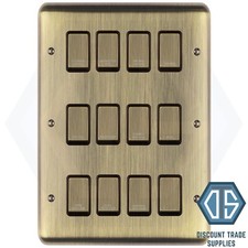 Antique Brass Screwed Switches