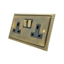 Georgian Rope Edge Antique